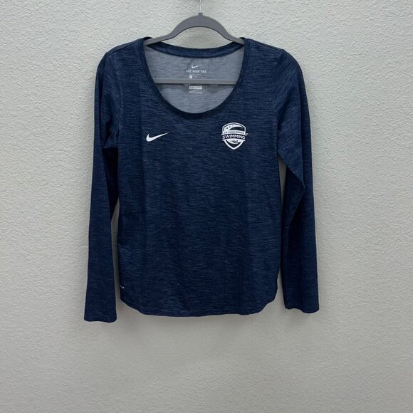 Nike Tops - Nike Dri Fit US Paralympics Swimming Long Sleeve Tee Shirt Womens size Medium